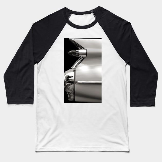 Rear Classic Car Baseball T-Shirt by Beate Gube